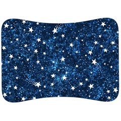 Dark Blue Stars Velour Seat Head Rest Cushion