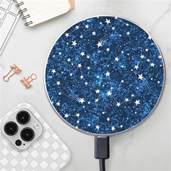 Dark Blue Stars Wireless Charger