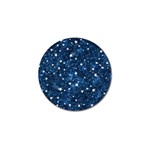 Dark Blue Stars Golf Ball Marker (10 pack) Front