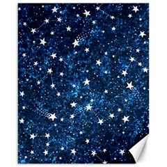 Dark Blue Stars Canvas 16  X 20  by AnkouArts