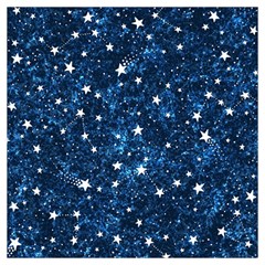 Dark Blue Stars Lightweight Scarf  by AnkouArts