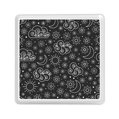 Dark Moon And Stars Memory Card Reader (square)