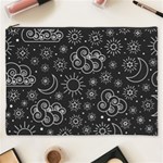 Dark Moon and Stars Cosmetic Bag (XXXL) Front