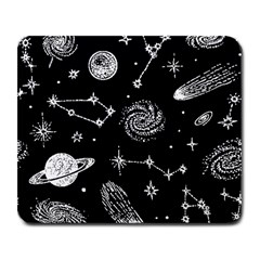 Dark Stars And Planets Large Mousepads