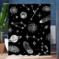 Dark Stars And Planets Shower Curtain 60  X 72  (medium) 