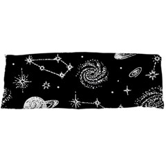 Dark Stars And Planets Body Pillow Case Dakimakura (two Sides) by AnkouArts