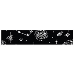 Dark Stars And Planets Small Flano Scarf