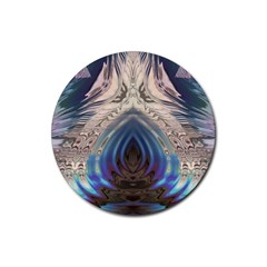 Desert Bloom Rubber Round Coaster (4 Pack)  by MRNStudios