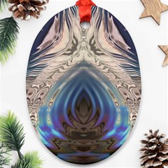 Desert Bloom Oval Ornament (two Sides) by MRNStudios