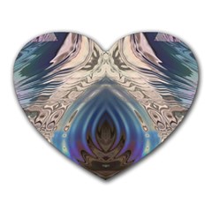 Desert Bloom Heart Mousepads by MRNStudios