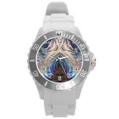 Desert Bloom Round Plastic Sport Watch (l) by MRNStudios