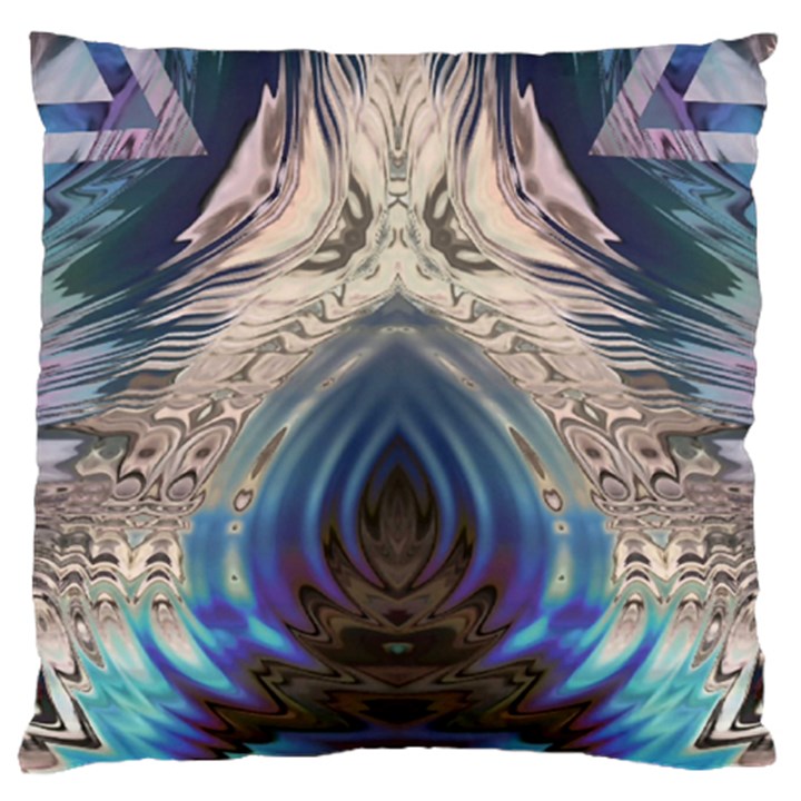 Desert Bloom Large Flano Cushion Case (One Side)