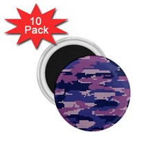 Abstract Purple Camo 1 75  Magnets (10 Pack)  by AnkouArts