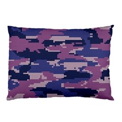 Abstract Purple Camo Pillow Case (two Sides) by AnkouArts