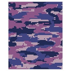 Abstract Purple Camo Drawstring Bag (small)