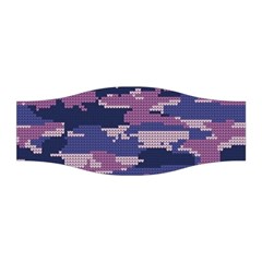 Abstract Purple Camo Stretchable Headband by AnkouArts