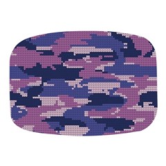 Abstract Purple Camo Mini Square Pill Box by AnkouArts