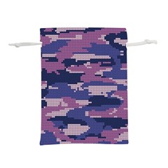 Abstract Purple Camo Lightweight Drawstring Pouch (s) by AnkouArts