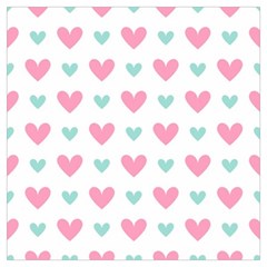 Pink Hearts One White Background Lightweight Scarf 