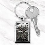 Dark Fantasy Landscape Poster Key Chain (Rectangle) Front