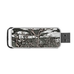 Dark Fantasy Landscape Poster Portable Usb Flash (one Side) by dflcprintsclothing