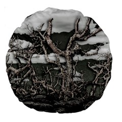 Dark Fantasy Landscape Poster Large 18  Premium Round Cushions