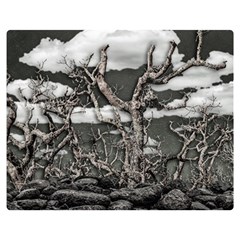 Dark Fantasy Landscape Poster Double Sided Flano Blanket (medium) 