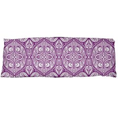 Purple Pattern Oval Body Pillow Case (dakimakura) by AnkouArts