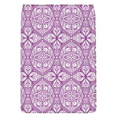 Purple Pattern Oval Removable Flap Cover (s) by AnkouArts