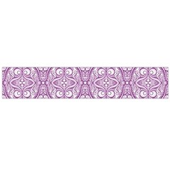 Purple Pattern Oval Large Flano Scarf 