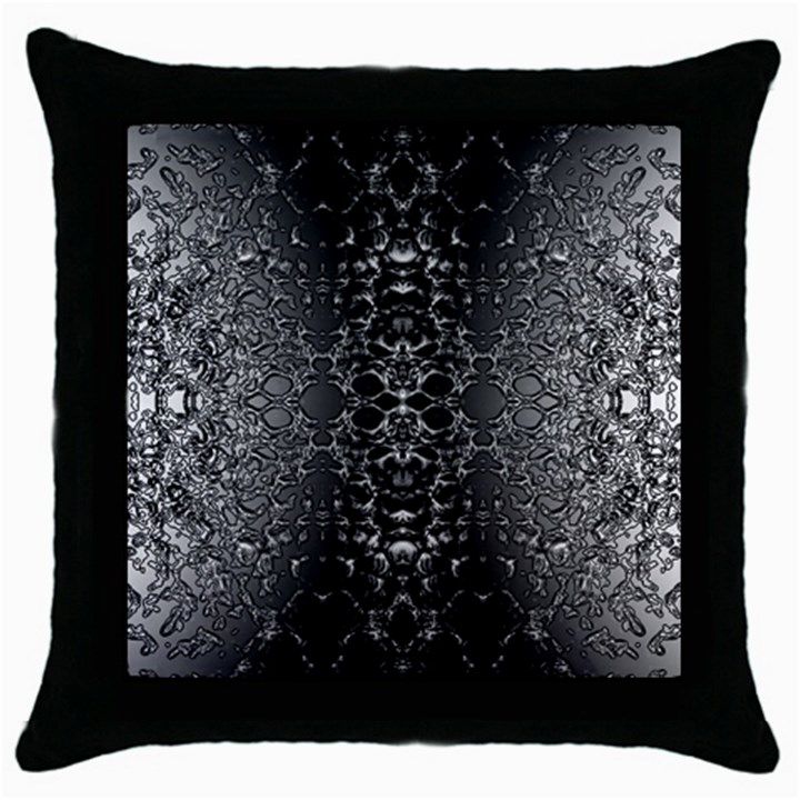 Mitosis Throw Pillow Case (Black)