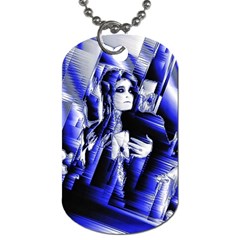 Glacial Speeds Dog Tag (one Side) by MRNStudios