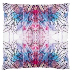 Abstract Repeats Large Flano Cushion Case (one Side) by kaleidomarblingart