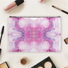 Pink Abstract Repeats Cosmetic Bag (large)