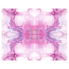 Pink Abstract Repeats Double Sided Flano Blanket (medium)  by kaleidomarblingart