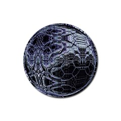 Circuits Rubber Round Coaster (4 Pack)  by MRNStudios