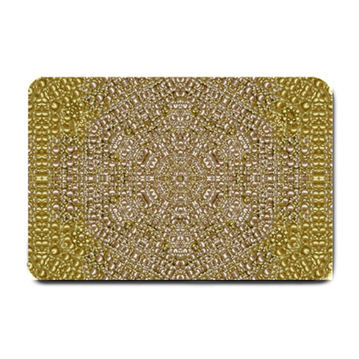 Pearls With A Beautiful Luster And A Star Of Pearls Small Doormat 