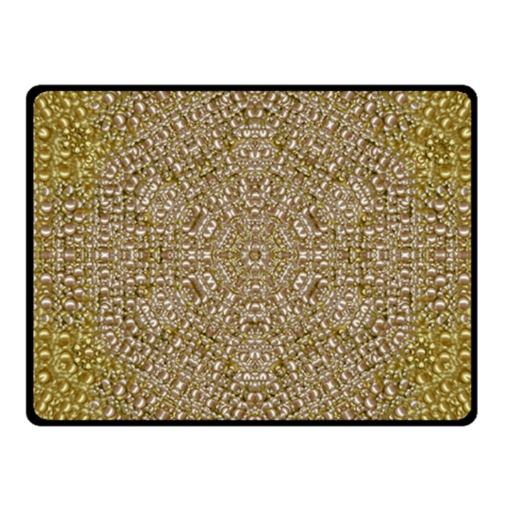 Pearls With A Beautiful Luster And A Star Of Pearls Fleece Blanket (Small)