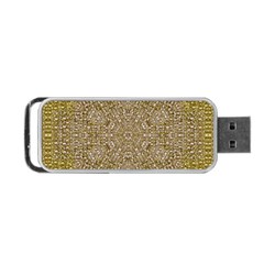 Pearls With A Beautiful Luster And A Star Of Pearls Portable Usb Flash (two Sides) by pepitasart