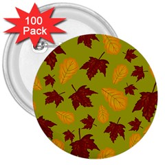 Golden Autumn 3  Buttons (100 Pack)  by Daria3107