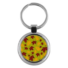 Golden Autumn Key Chain (round) by Daria3107