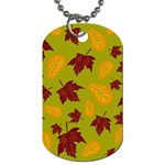 Golden autumn Dog Tag (Two Sides) Front