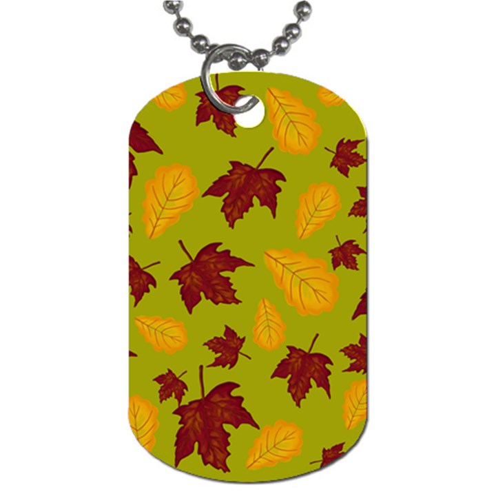 Golden autumn Dog Tag (Two Sides)