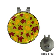 Golden Autumn Hat Clips With Golf Markers by Daria3107