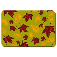 Golden Autumn Large Doormat  by Daria3107