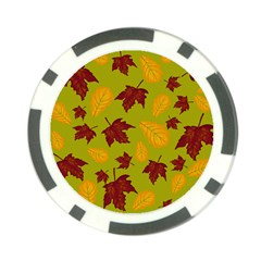 Golden Autumn Poker Chip Card Guard (10 Pack) by Daria3107