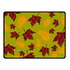 Golden Autumn Fleece Blanket (small) by Daria3107