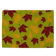 Golden Autumn Cosmetic Bag (xxl) by Daria3107