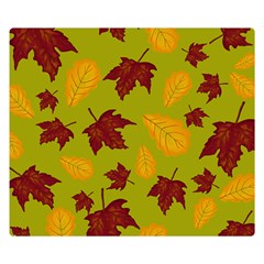 Golden Autumn Double Sided Flano Blanket (small)  by Daria3107