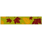 Golden autumn Large Flano Scarf  Front